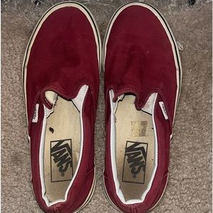 Women’s Size 7 Vans Slip Ons